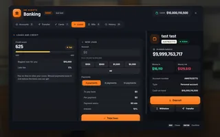 Loans and credit score, in game