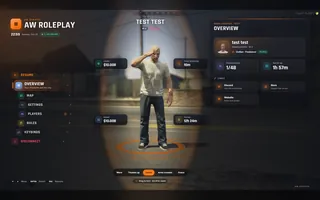 Poses, in game