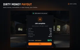 Dirty money payout