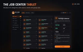 The Job Center tablet